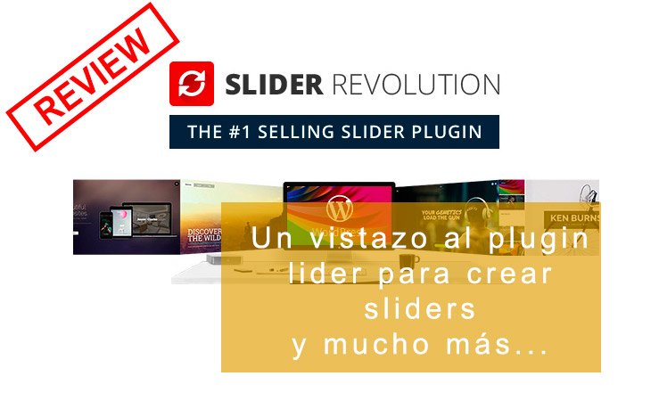 Slider Revolution plugin WordPress |Review