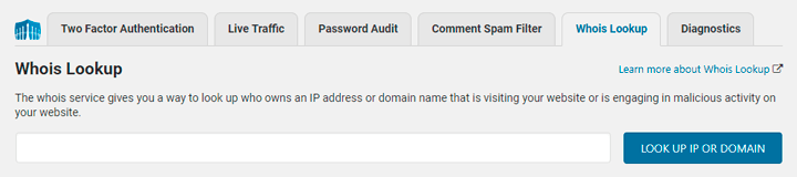 tutorial de wordfence en español whois lookup